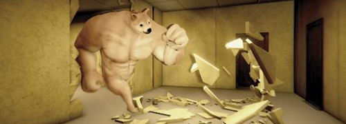 Backrooms Buff Doge Horror